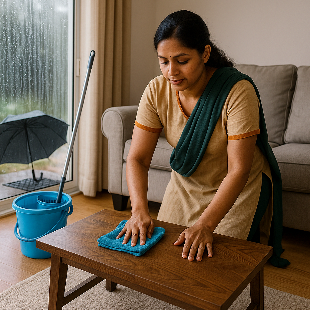 Tips for Cleaning in Rainy Season for Maids