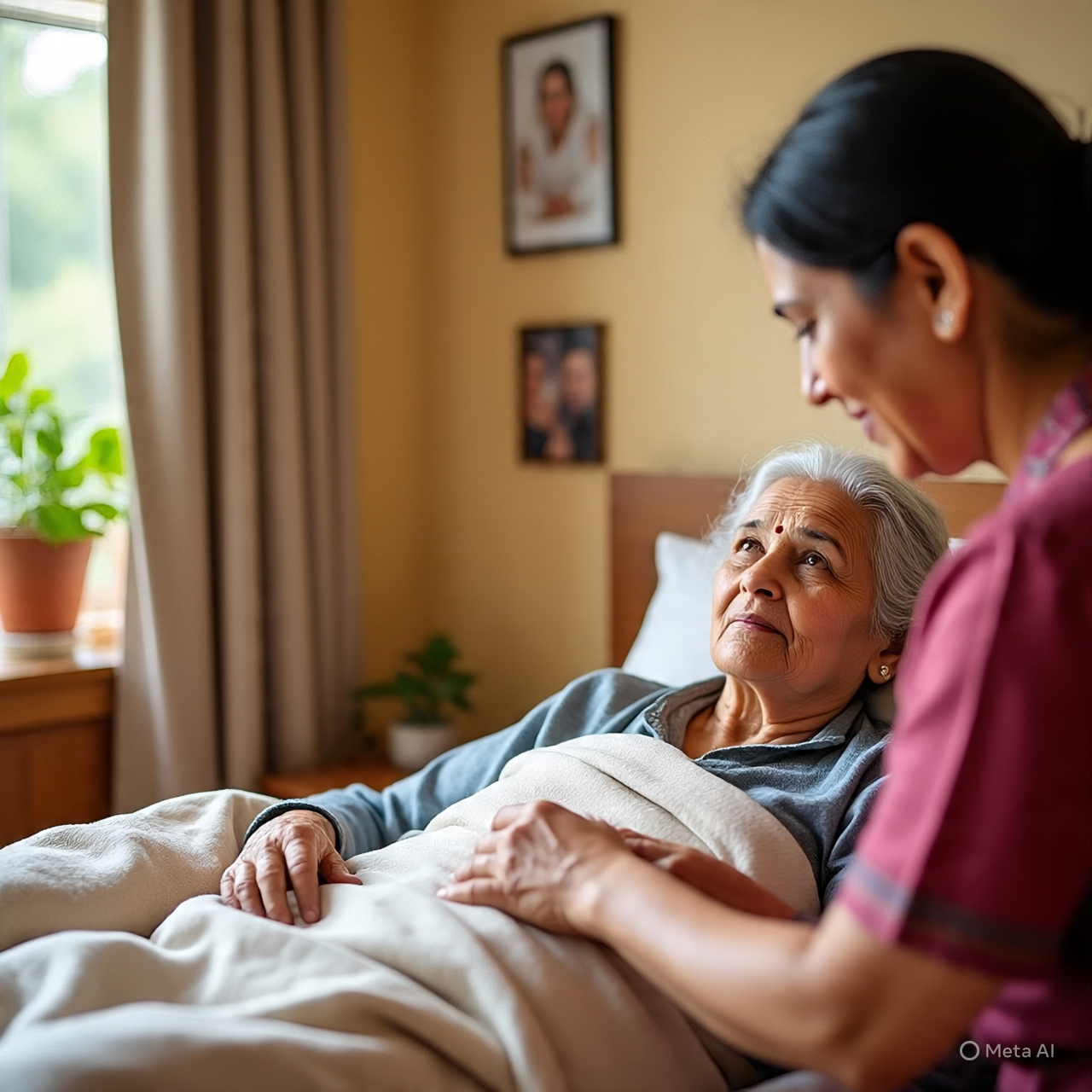 How to Explain Responsibilities to an Elderly Caregiver for a Bedridden Person from a Maid Agency