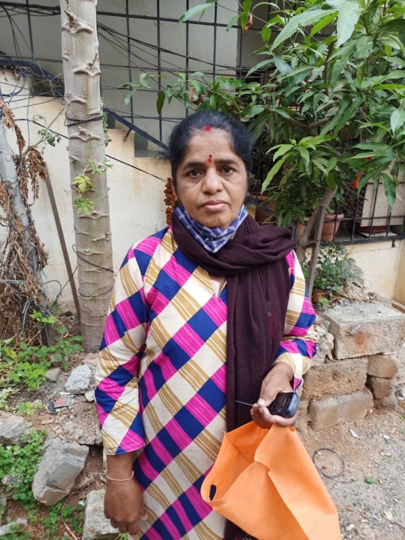 Vasthala R - Part time Cleaner and Cook in Malleshpalya in Bangalore Bengaluru