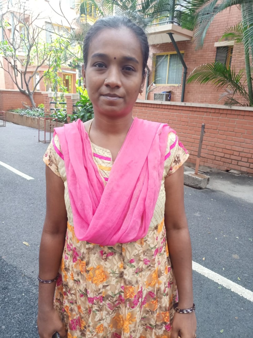 Bhagya - Part time Cleaner and Cook and Baby Sitter in Wilson Garden in Bangalore Bengaluru
