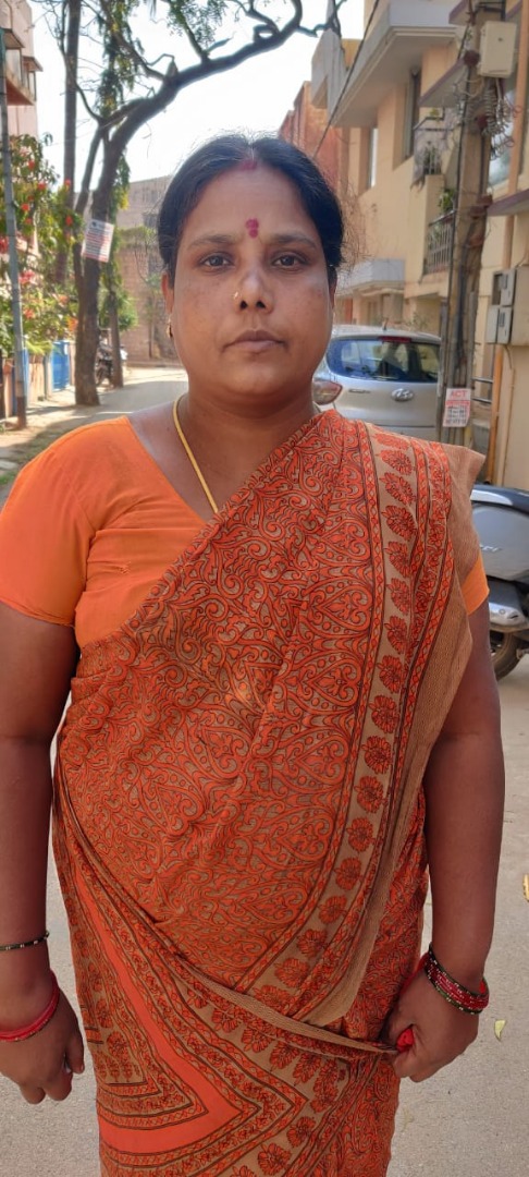 Tilakavathi - Part time Cleaner in Baiyyappanahalli in Bangalore Bengaluru