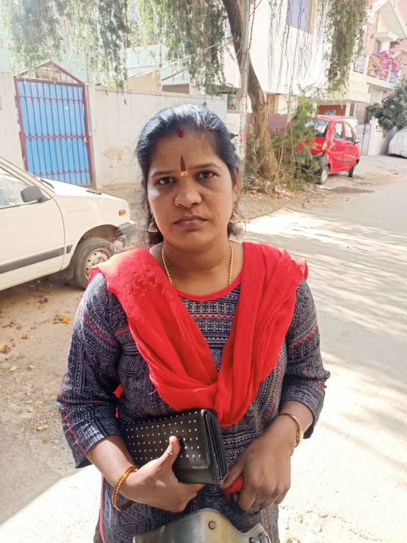 M Selvi - Part time Cook and Baby Sitter in Old Baiyyappanahalli in Bangalore Bengaluru