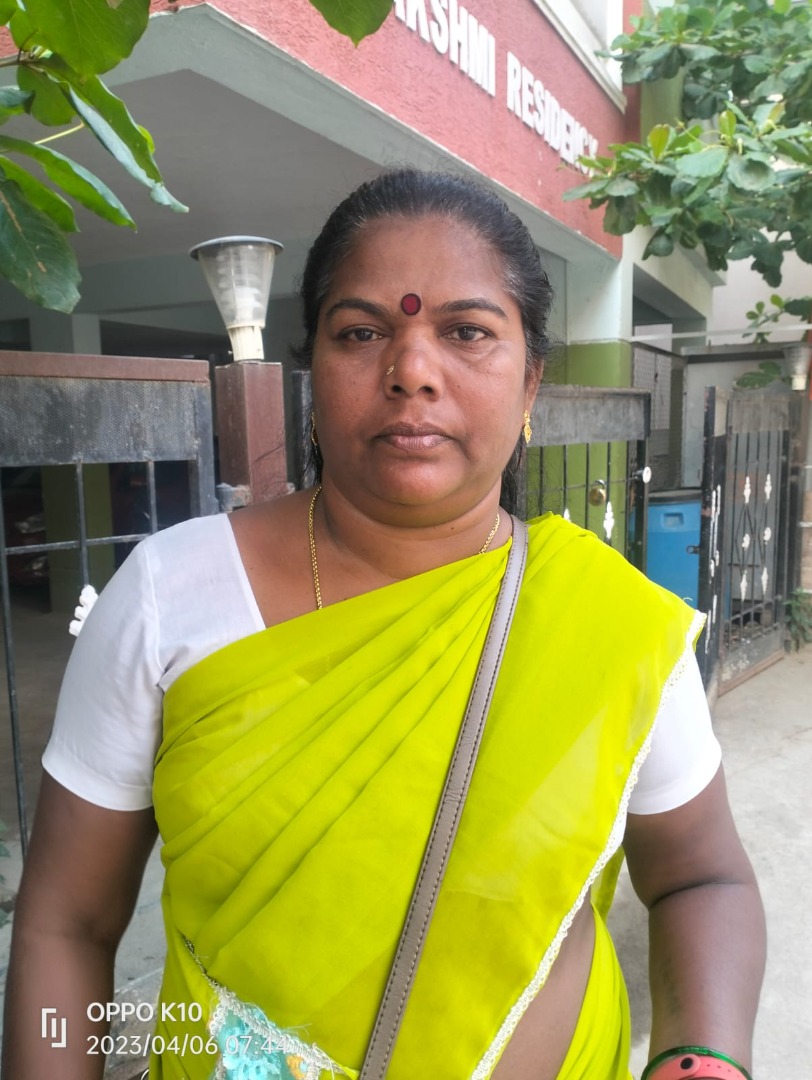 Manjula - Part time Cook in LBS Nagar in Bangalore Bengaluru