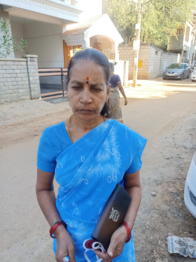 Shanthi - Part time Cook in New Tippasandra in Bangalore Bengaluru