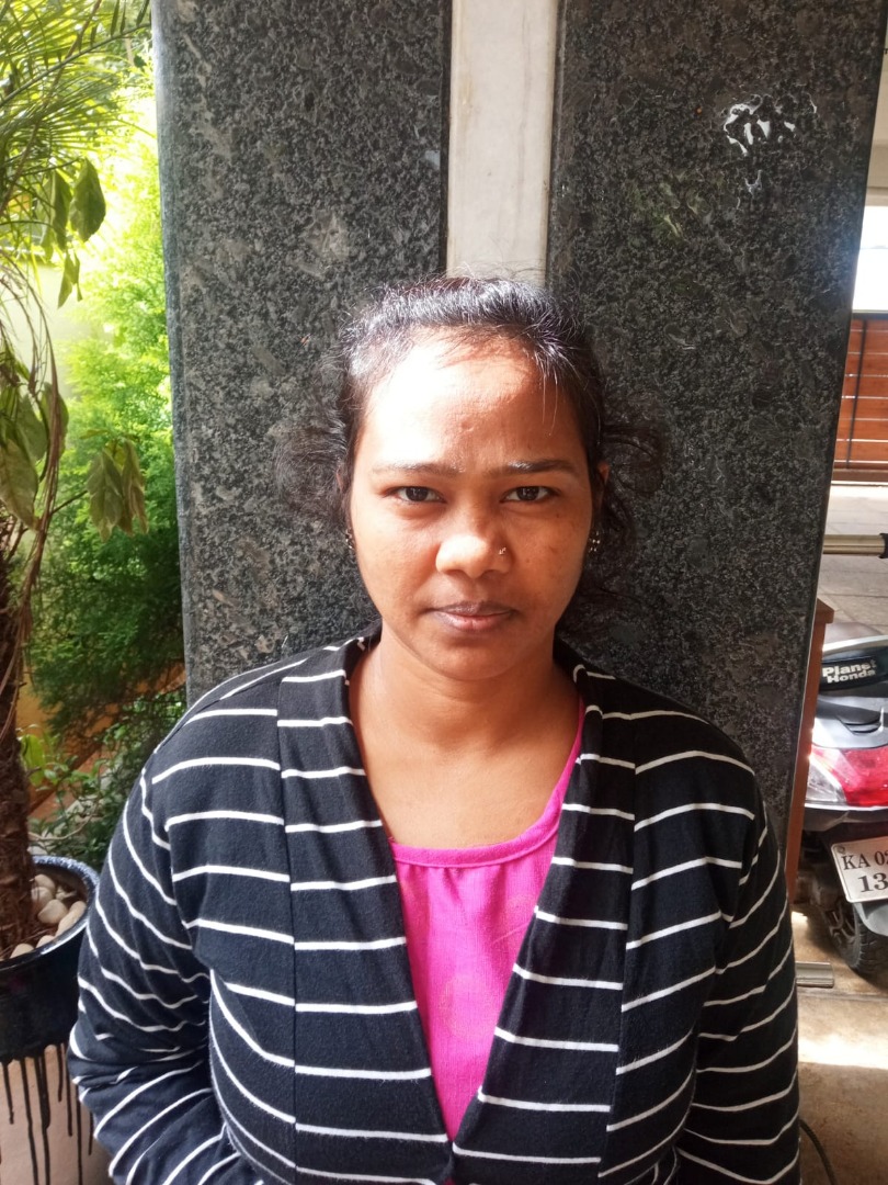 Radha - Part time Cleaner in ESIC Model Hospital Rajajinagar in Bangalore Bengaluru
