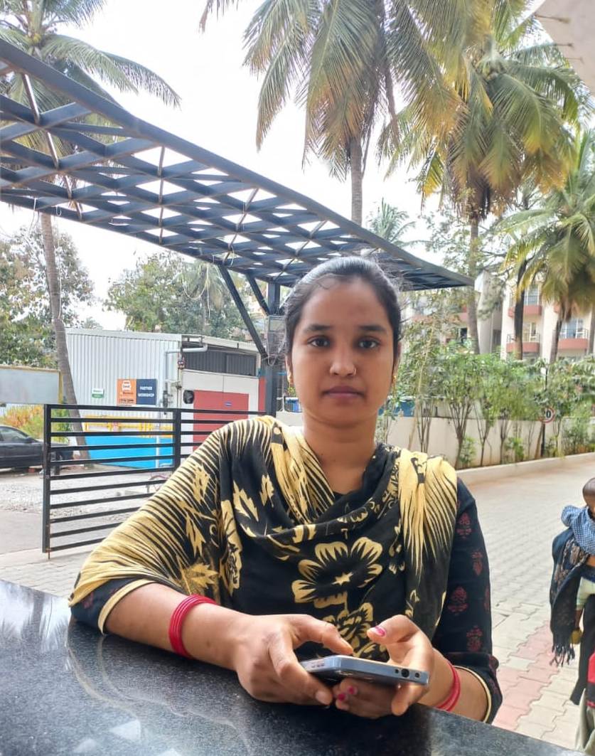 Chanina Khatun - Part time Baby Sitter in Sri Sathya Narayana Swamy Temple in Bangalore Bengaluru