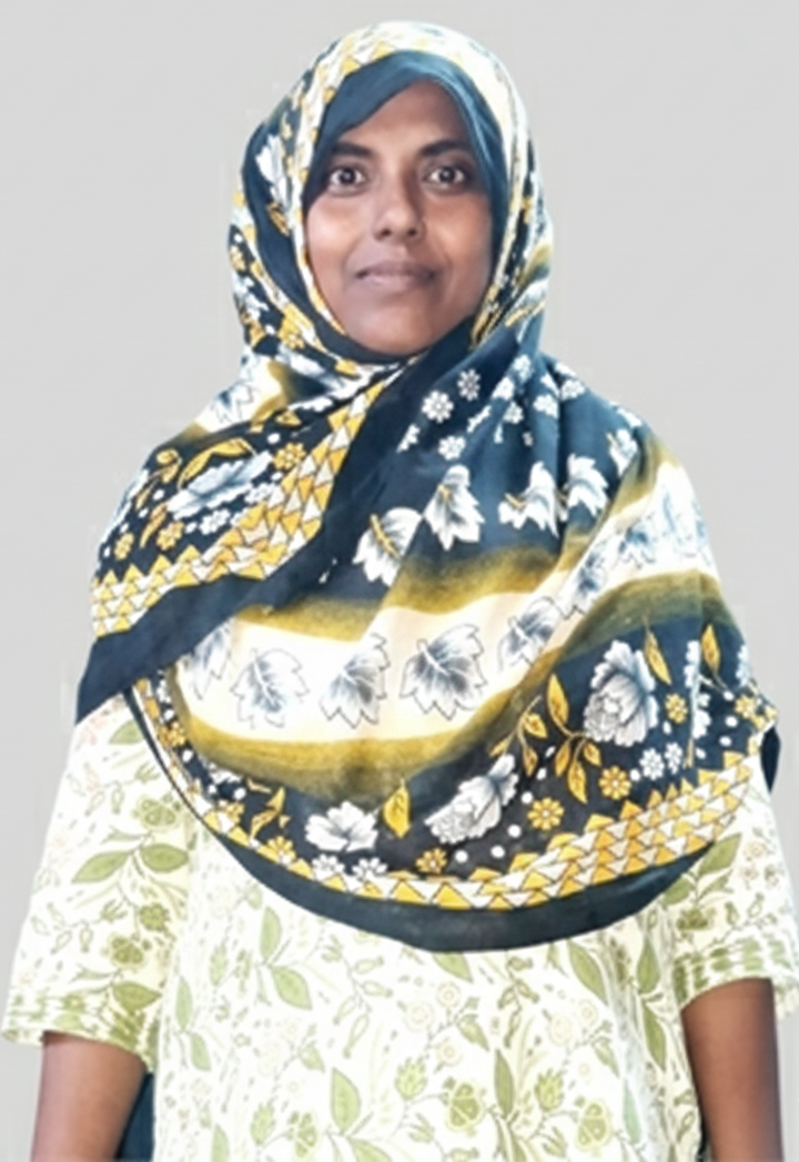 Mariyam Bibi Sarder - Full time Cook in Malwani Church in Mumbai