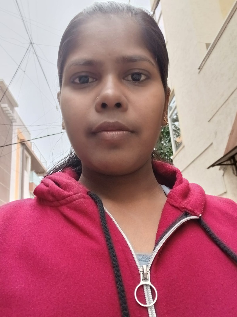 Saranya - Part time Cleaner and Cook in Banaswadi in Bangalore Bengaluru