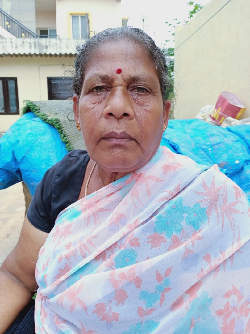 Meriyamma - Part time Cleaner and Patient Care and Elderly Care and Baby Sitter in Tindlu in Bangalore Bengaluru