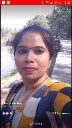 Chaya Deepak Kamble - Part time Baby Sitter in Chembur West in Mumbai