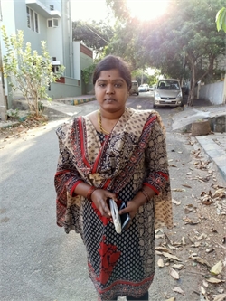 Dhanalakshmi - Part time Cleaner and Baby Sitter in Vijaya Nagar in Bangalore Bengaluru