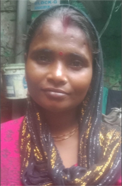 Kusum - Part time Cleaner and Baby Sitter in Jahangirpuri G block Jhuggi in Delhi