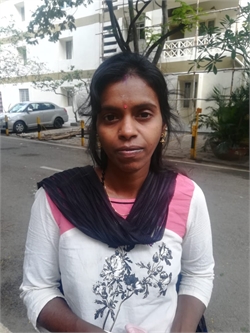 Manjula - Part time Cleaner and Baby Sitter in Neelasandra in Bangalore Bengaluru