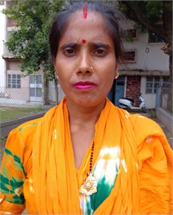 Rajwati - Part time Cleaner in JNU Camp in Delhi