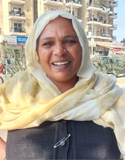 Ramvati - Part time Cleaner in Aagman society in Faridabad