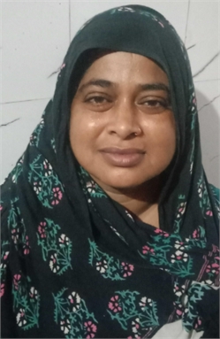 Shakila - Part time Cleaner in Jahangirpuri G Block Jhuggi in Delhi
