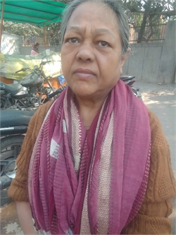 Shakuntla Koli - Part time Cook in Ashram in New Delhi