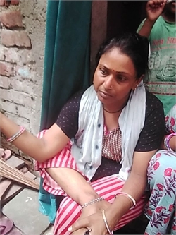 Sunita - Part time Cleaner and Baby Sitter in Jhugi bismila camp in Delhi